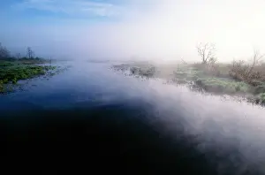 Supernatural: Morning MIST - rising from river, early morning