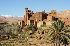 Kasbah: Morocco - The beautiful Tamdaght kasbah (= fortress)