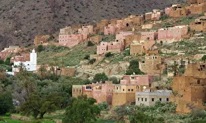Berbers: Morocco - The brightly painted houses of the Ameln