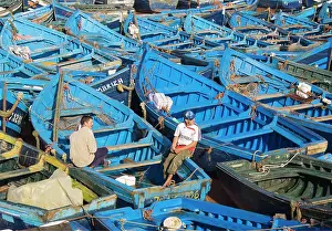 Ports: Morocco - The fishing port of Essaouira, which