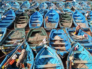 Ports: Morocco - The fishing port of Essaouira, which
