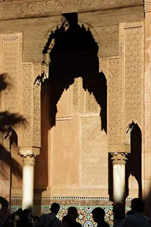 Courtyard: Morocco - Highly elaborated stuccoworks in the