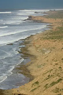Essaouira: Morocco - The impressive coastline north of Pointe