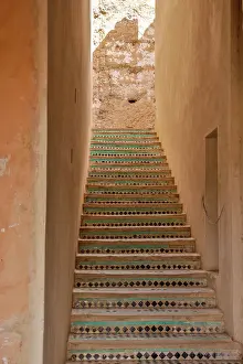 Hollice: Morocco, Marrakech. Badii Palace detail