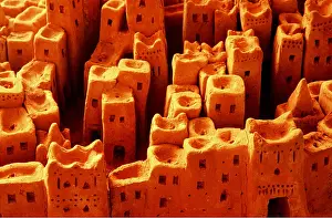 Model: MOROCCO - Model of fortified village / Ksar of Tinerhir