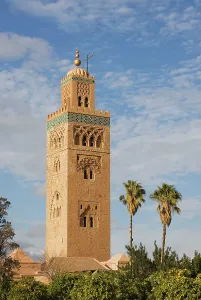 Mosques: Morocco - The nearly seventy metres high Koutoubia