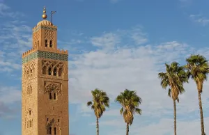 Mosques: Morocco - The nearly seventy metres high Koutoubia
