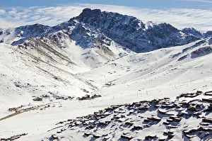 Skiing: Morocco - The Oukaimeden skiing centre in the High
