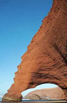 Ifni: Morocco - Rock archs at the Atlantic Ocean at Legzira