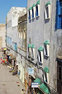 Essaouira: Morocco - The Rue de la Skala below the Skala de