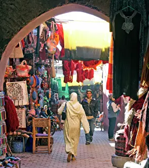 Souk: Morocco - souk / market streets