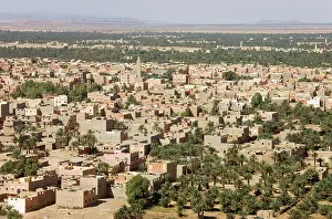 Erfoud: Morocco - The town of Erfoud with its extensive
