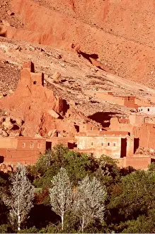 Dades: MOROCCO - Village in Dades river valley