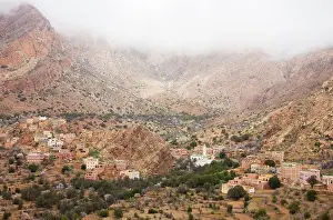 Berbers: Morocco - The village of Tagoudiche high above