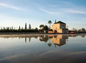 Pavilion: Morroco - The basin and the minzah (= palace-like