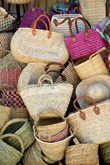 Woven: Morroco - pile of woven bags