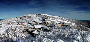 Buller: Mount Buler ski resort.aerial image. Mount Buller