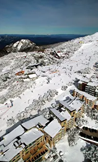 Buller: Mount Buller Alpine Resort in winter.Northeast