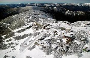 Buller: Mount Buller Alpine Resort in winter.Northeast