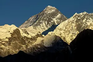 Himalayan: Mount Everest (also Sagarmatha or Chomolungma) seen