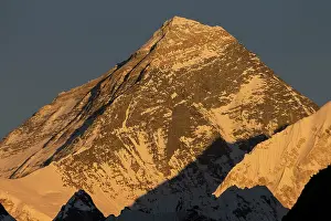Himalayan: Mount Everest (also Sagarmatha or Chomolungma) seen