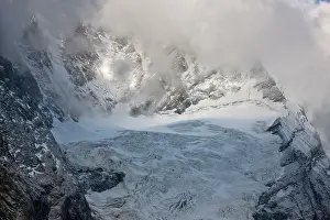 Jagged: Mount Grossglockner (3798m) in clouds with