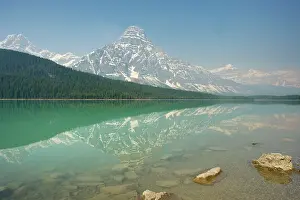 Noyes: Mount Noyes reflected in Waterfowl Lake