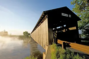 Connection: The Mount Orne covered bridge spans the
