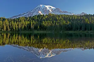 Rainier: Mount Rainier in the early morning