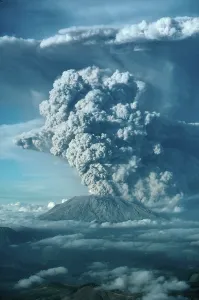 Smoking: Mount St. Helens, July 1980