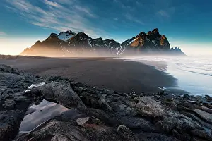 Stokksnes: Mount Vestrahorn, Black Lava Beach at Cape Stokksnes