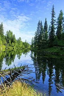 Niedere: Mountain lake Untersee, Schladminger Tauern, Styria