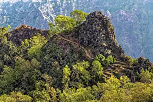 Santo: Mountain Landscape Santo Antao Island Cape Verde