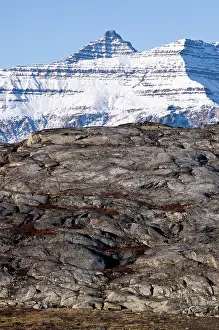 Tough: Mountain peak, Danmark Island, Scoresby