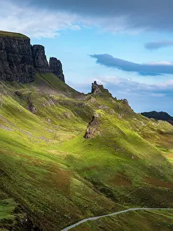 Landslide: Mountain scenery, Quiraing landslip, Isle of Skye