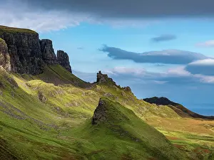 Landslide: Mountain scenery, Quiraing landslip, Isle of Skye