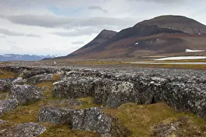 Kvalvagen: Mountains and beach