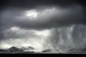 Renato Granieri: Mountains and Coastline with stormy weather