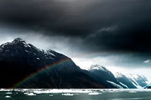 Rainbows: Mountains with rainbow