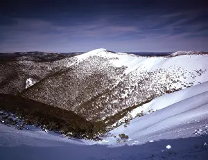 Snowfields: Mt Hotham snowfields.Alpine National Park, Victoria