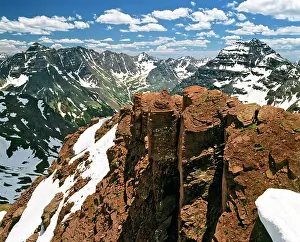 Mountained: Mt. Pyramid Peak and Mt. Maroon Peak, Aspen, Colorado