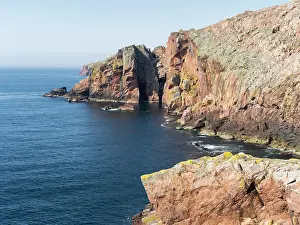 Secluded: Muckle Roe (big red isle) is famous for