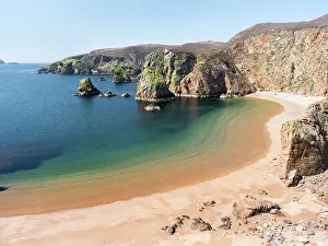 Stack: Muckle Roe (big red isle) is famous for