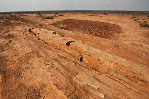 Inselberg: Mudanda rock or Rock of dried meat, Tsavo East National