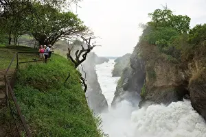 Nile: The Murchison Falls of the river Nile in