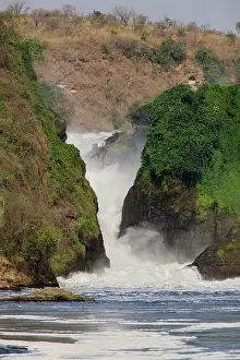 Nile: The Murchison Falls of the river Nile in