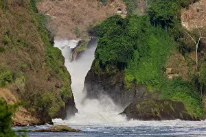 Nile: The Murchison Falls of the river Nile in