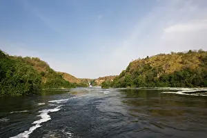 Nile: The Murchison Falls of the river Nile in