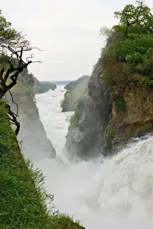 Nile: The Murchison Falls of the river Nile in