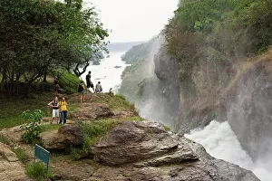 Nile: The Murchison Falls of the river Nile in